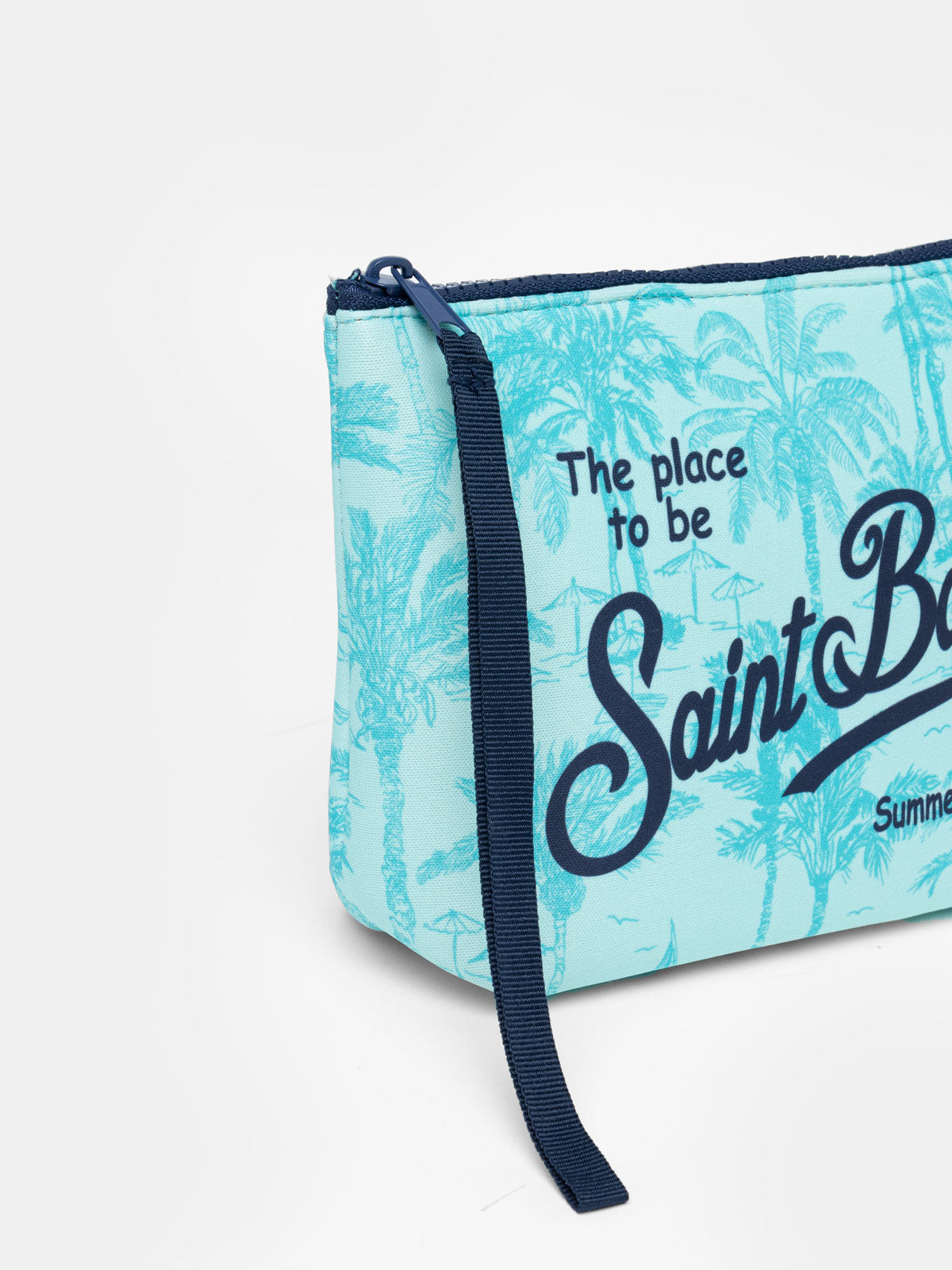 Pochette scuba Toile de Jouy Aline