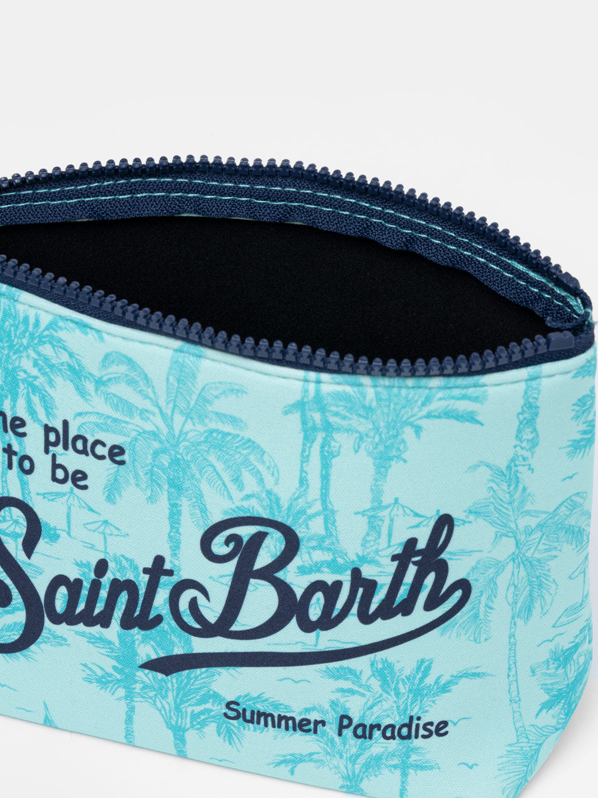 Pochette scuba Toile de Jouy Aline