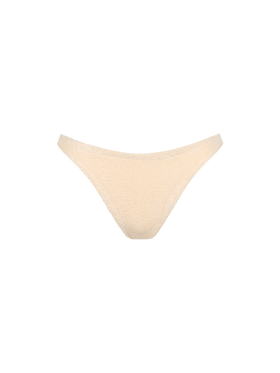 Woman beige classic crinkle swim briefs Elise - MC2 Saint Barth