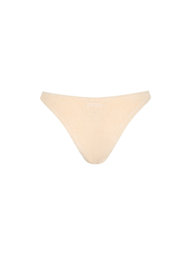 Woman beige classic crinkle swim briefs Elise - MC2 Saint Barth
