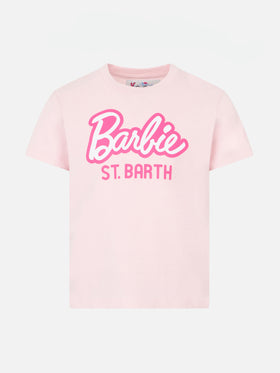 Girl heavy cotton t-shirt with Barbie St. Barth print | BARBIE SPECIAL EDITION - MC2 Saint Barth