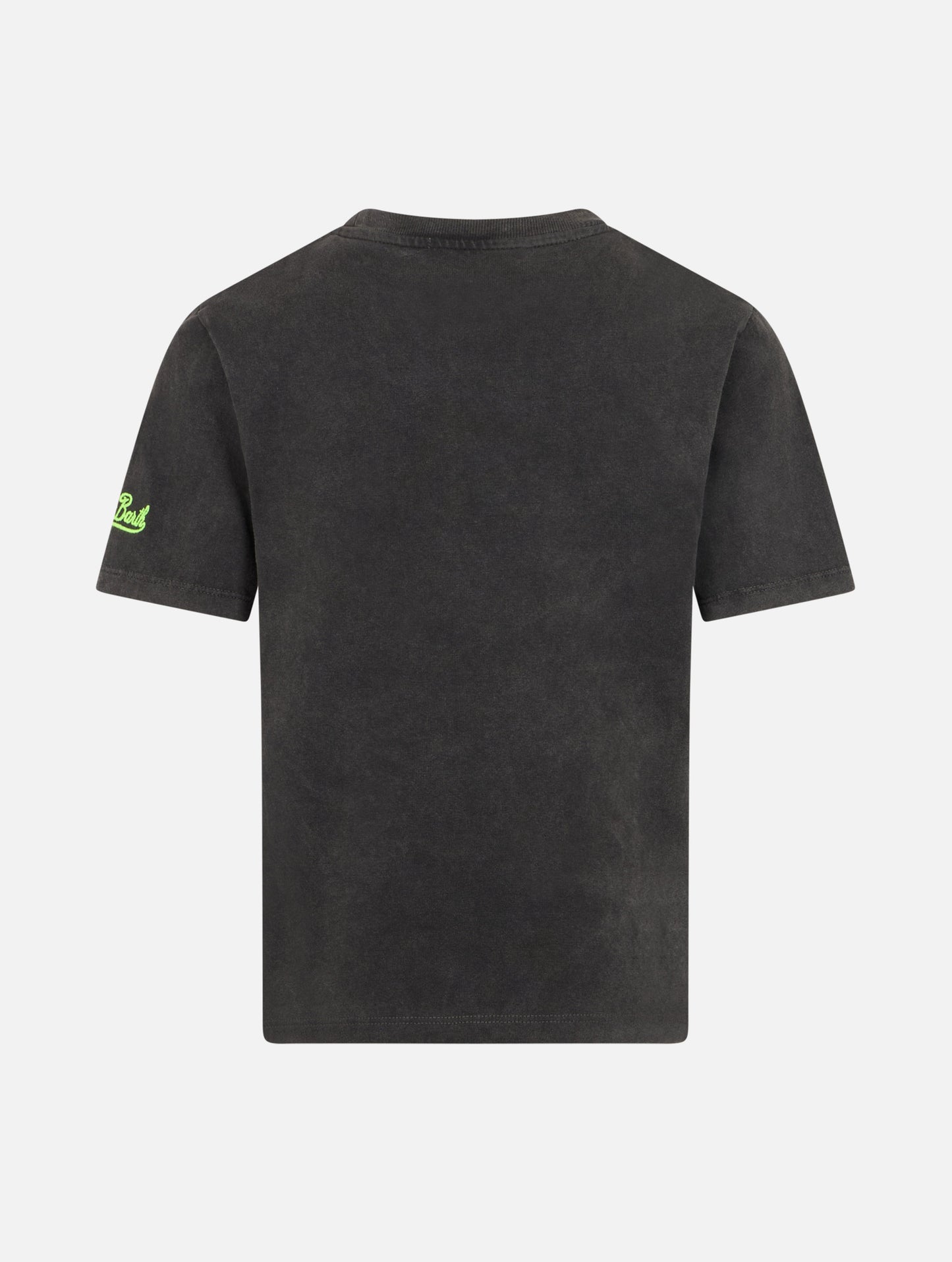 Boy black cotton t-shirt Josh - MC2 Saint Barth