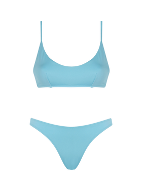 Woman light blue bralette bikini - MC2 Saint Barth