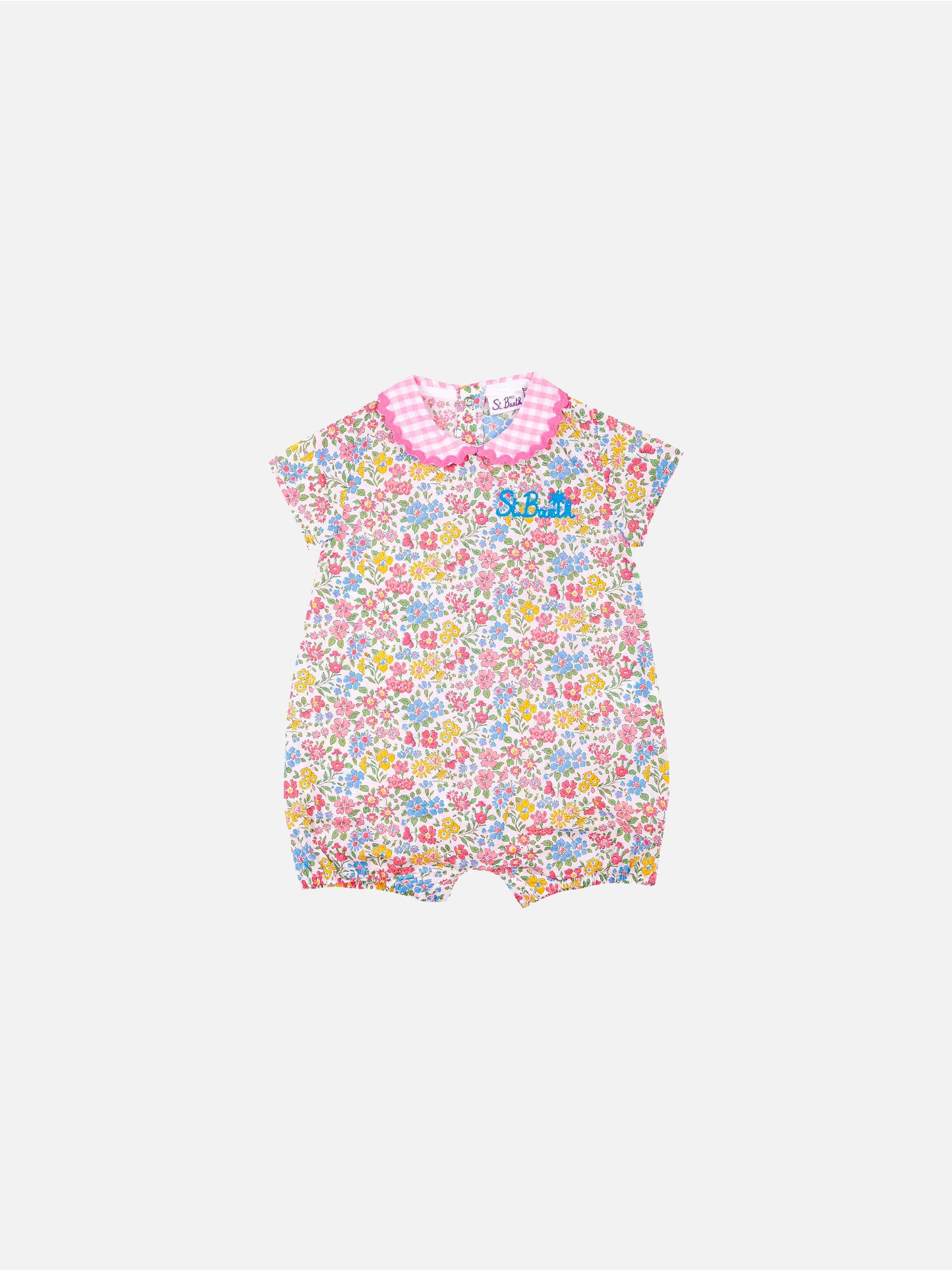 Baby cotton romper suit - MC2 Saint Barth