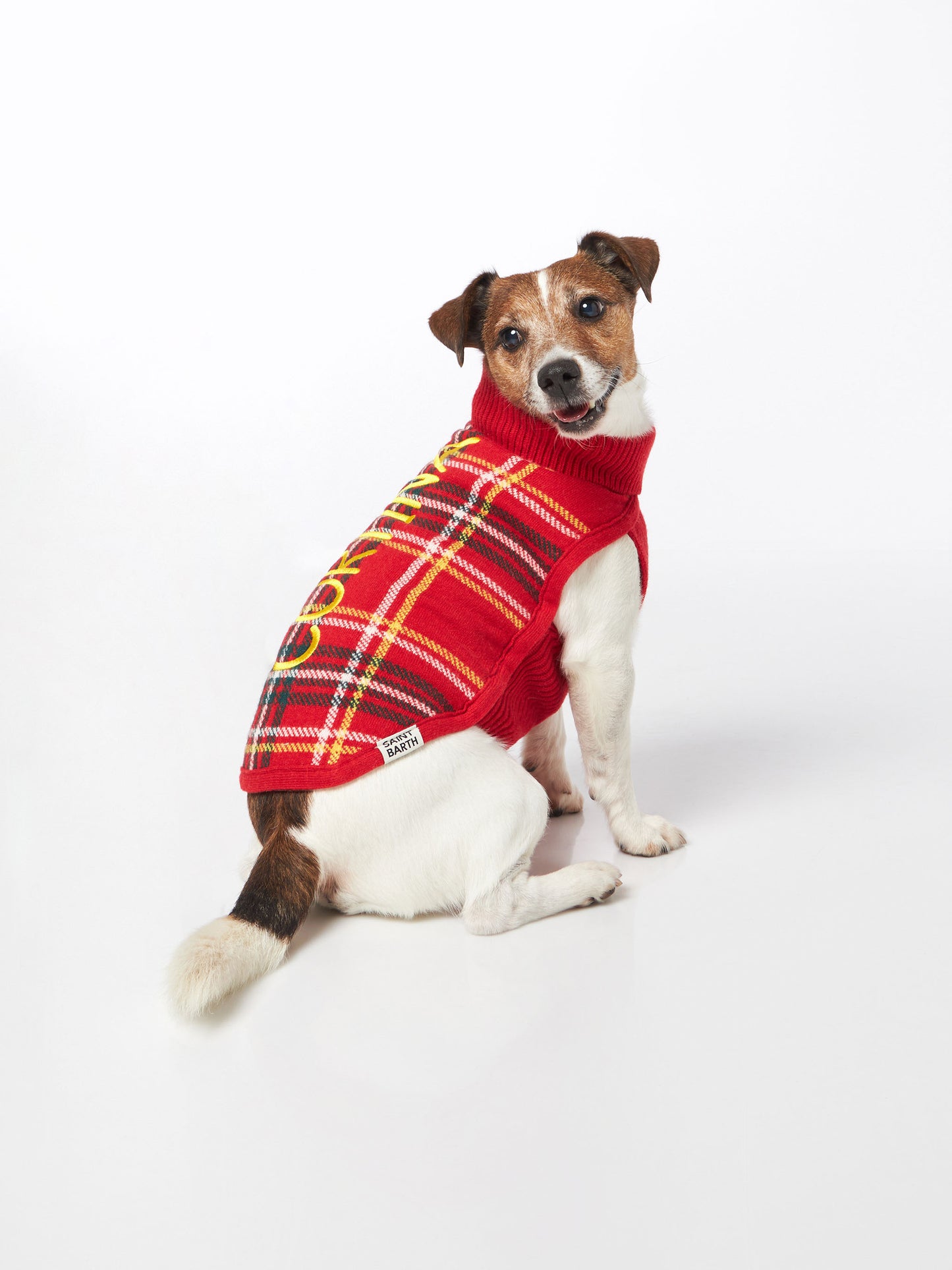 Dog sweater with tartan print - MC2 Saint Barth