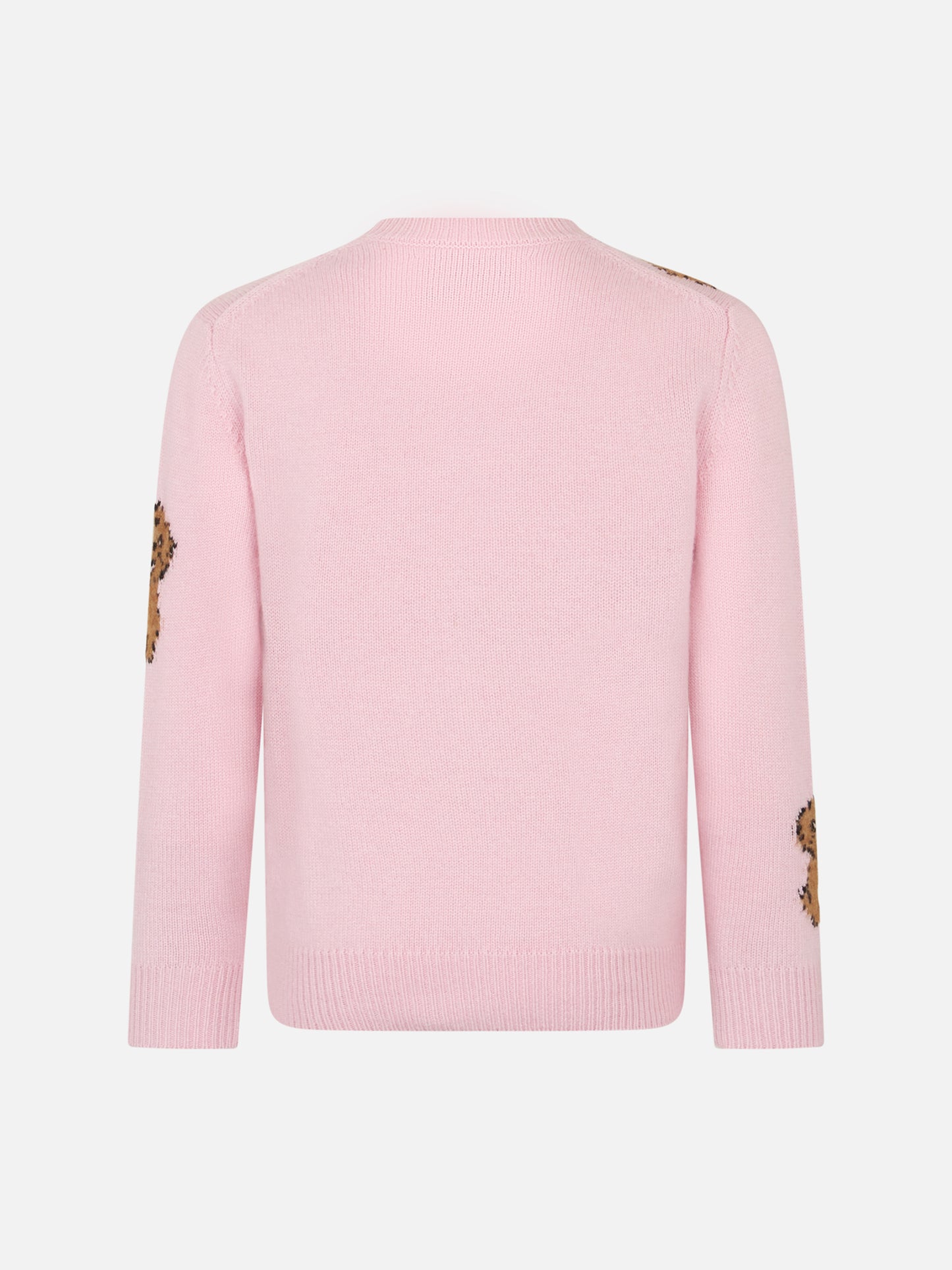 Girl crewneck soft ribbed sweater with St. Barth Friend embroidery - MC2 Saint Barth