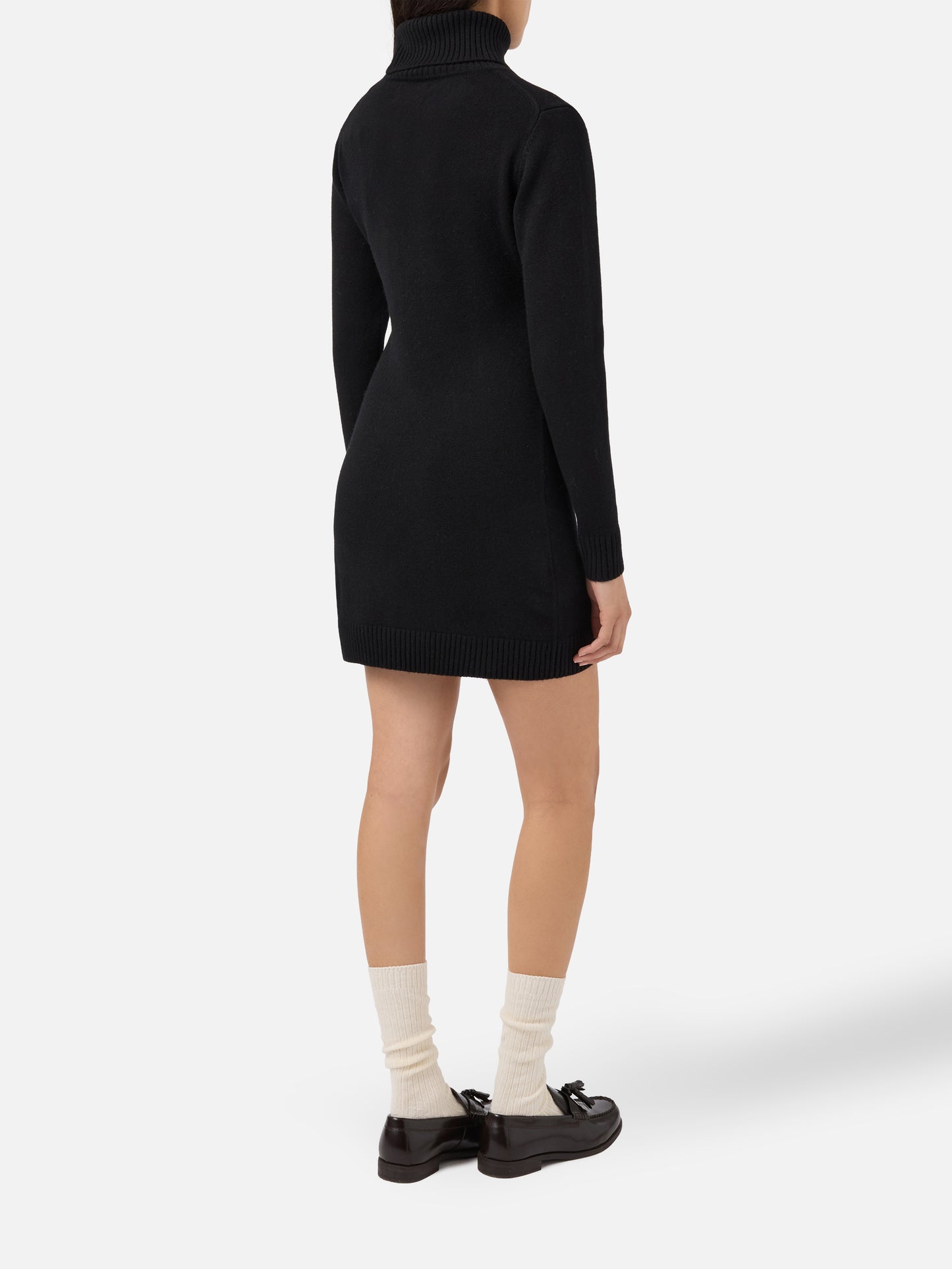 Abito Brea in lana soft touch nero