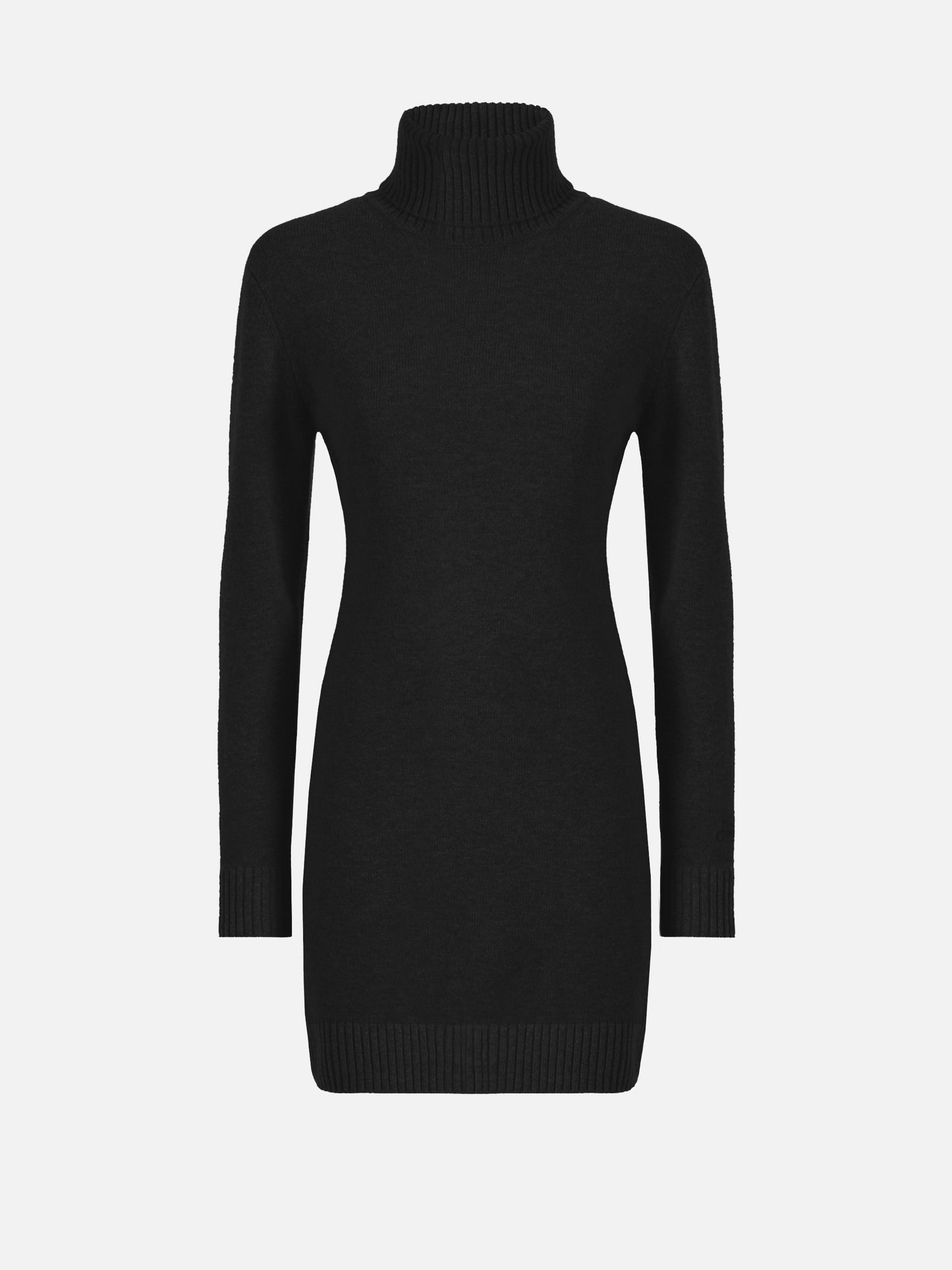 Abito Brea in lana soft touch nero