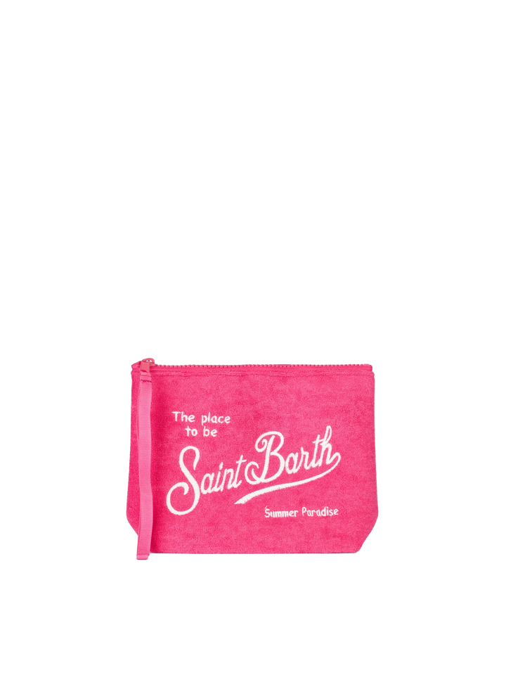 Pochette Aline in spugna fucsia