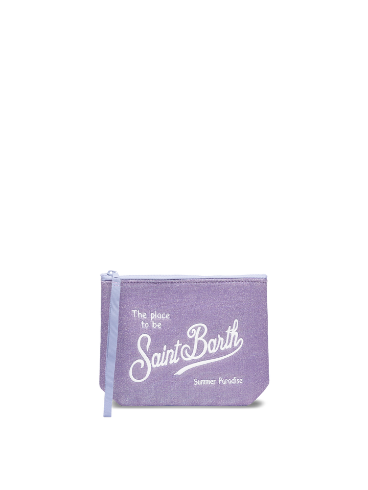 Aline lilac lurex pochette - MC2 Saint Barth