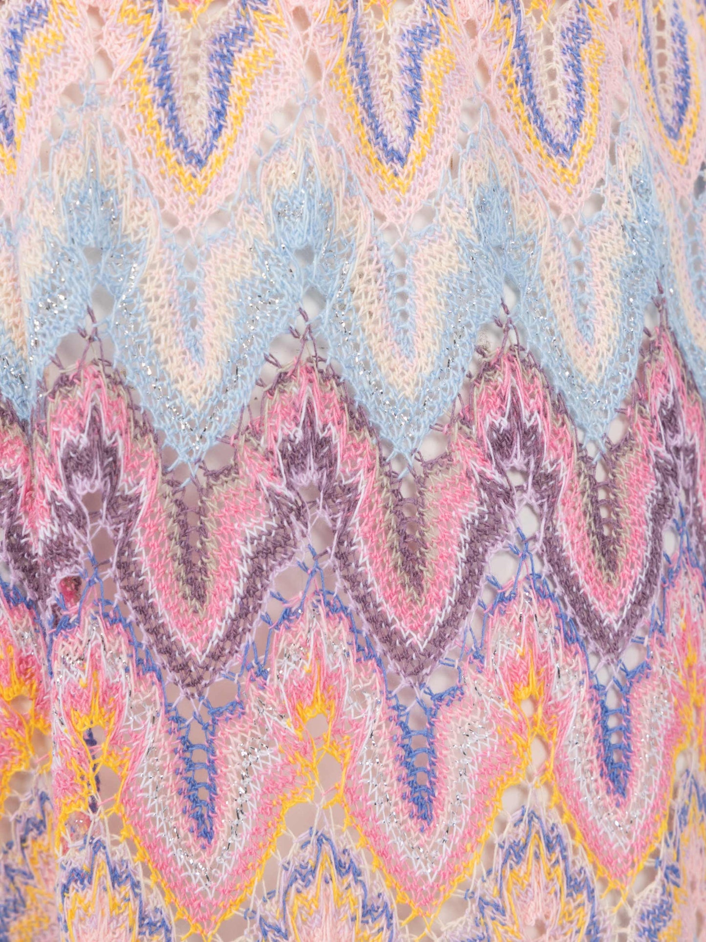 Amalia Jr raschel knit wide-leg pink trousers - MC2 Saint Barth