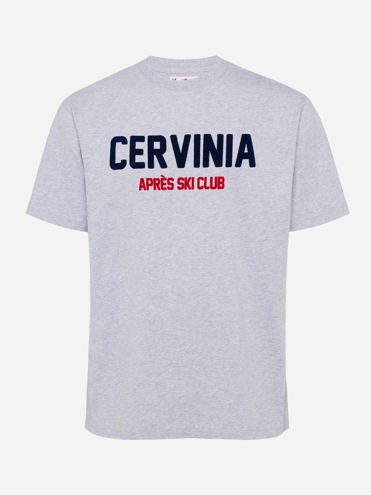 Winter cotton t-shirt Arnott with Cervinia Aprés Ski print - MC2 Saint Barth