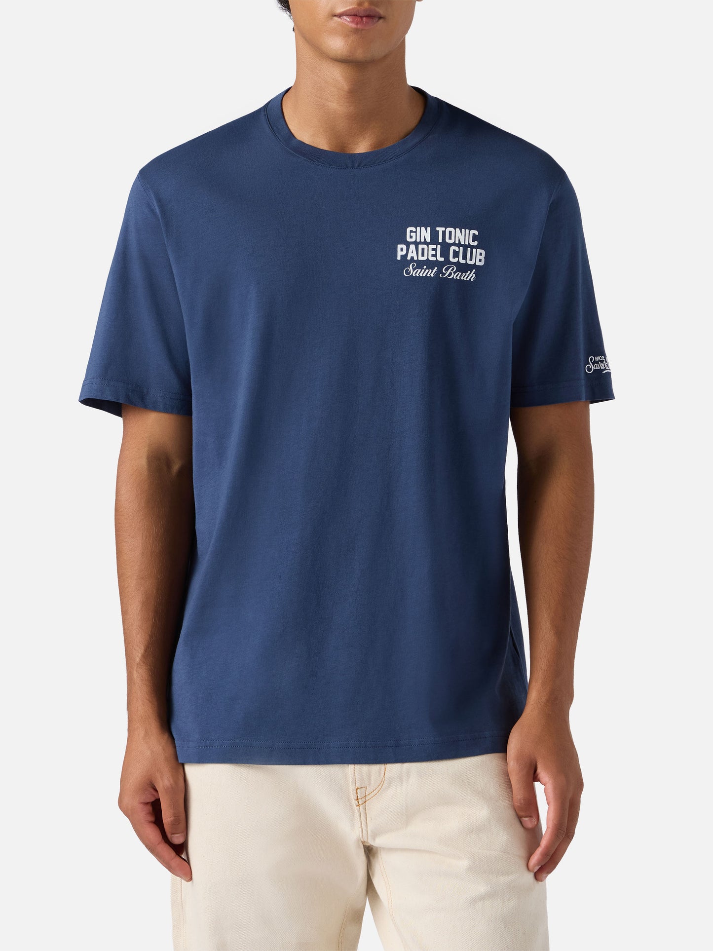 Arnott cotton T-shirt with Gin Tonic cocktail Padel Club print