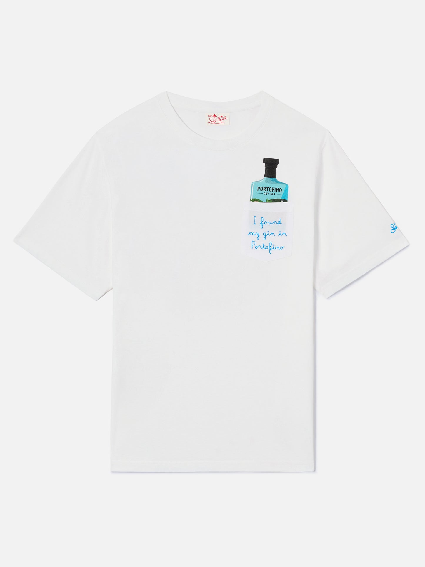 Camiseta de algodón Austin con bordado Portofino Gin | Edición Especial