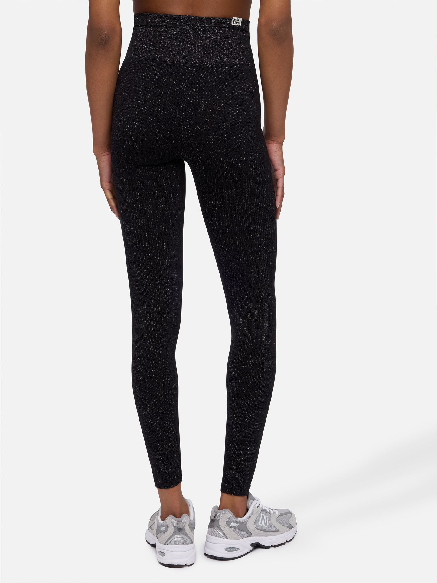 Black lurex legging Avice