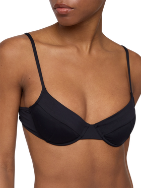 Bea underwired black bralette - MC2 Saint Barth