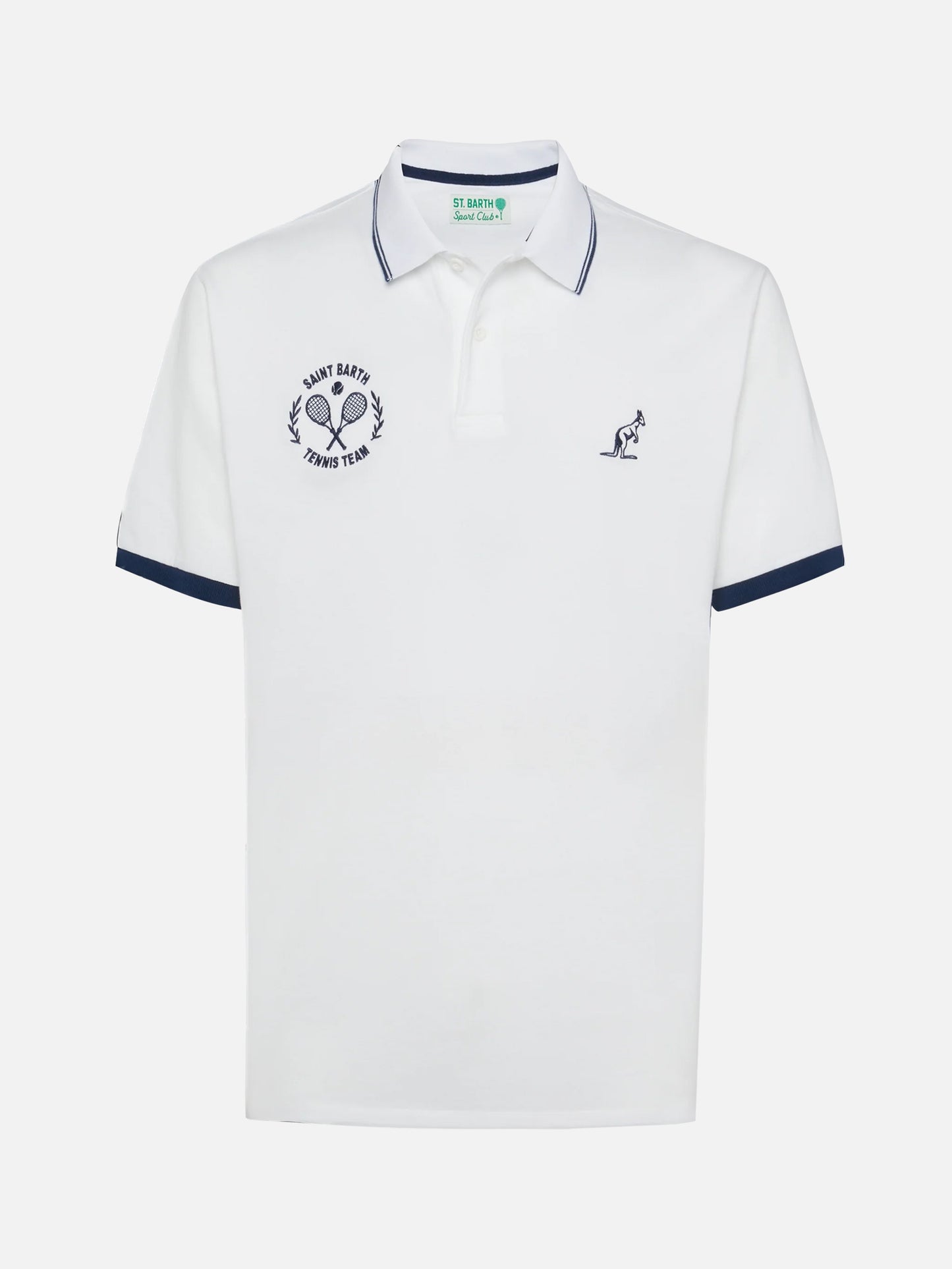 Polo Beverly Hills in cotone piqué bianco | Special Edition