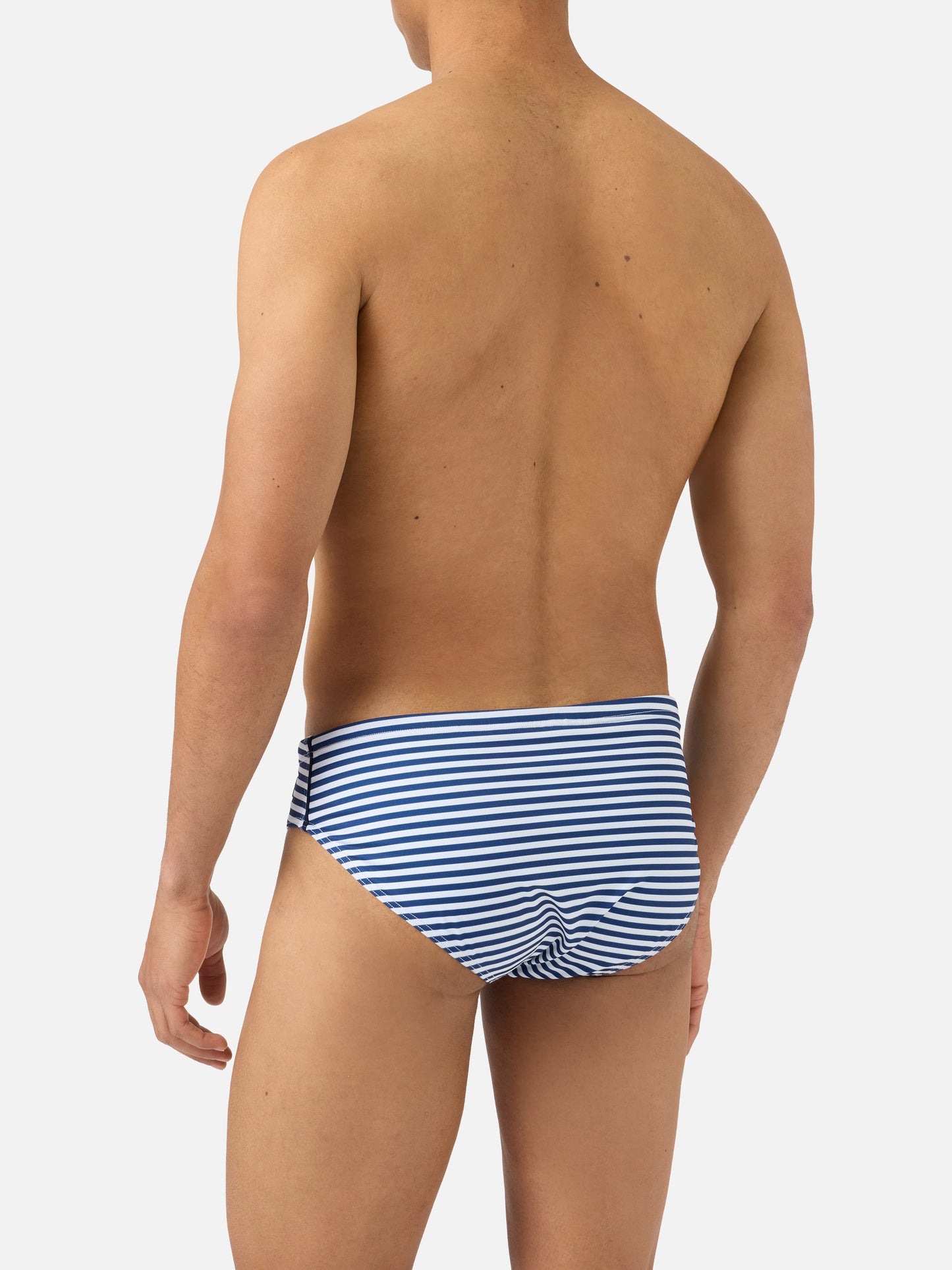 Slip de bain rayé marine Cayo