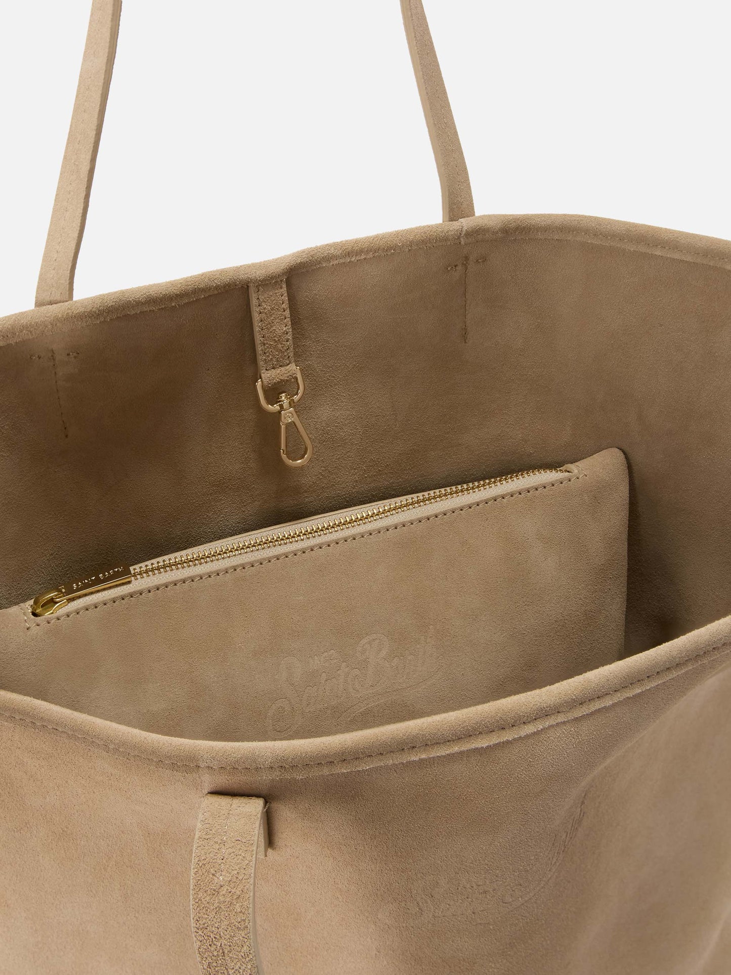 Sac City regular en daim beige