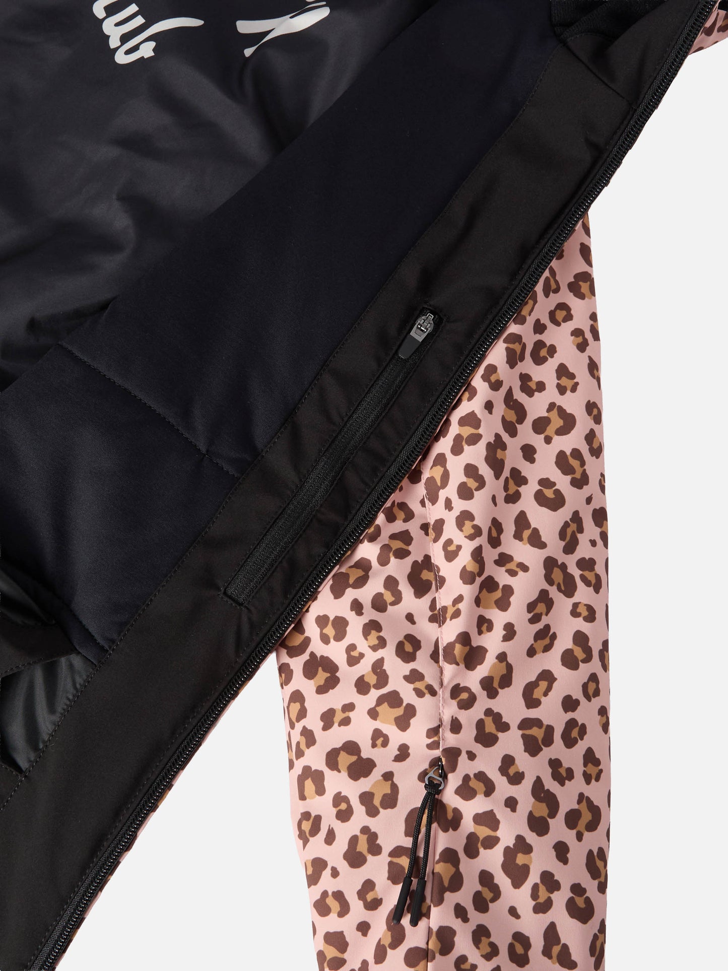 Giacca da sci Chavanette con stampa leopardata