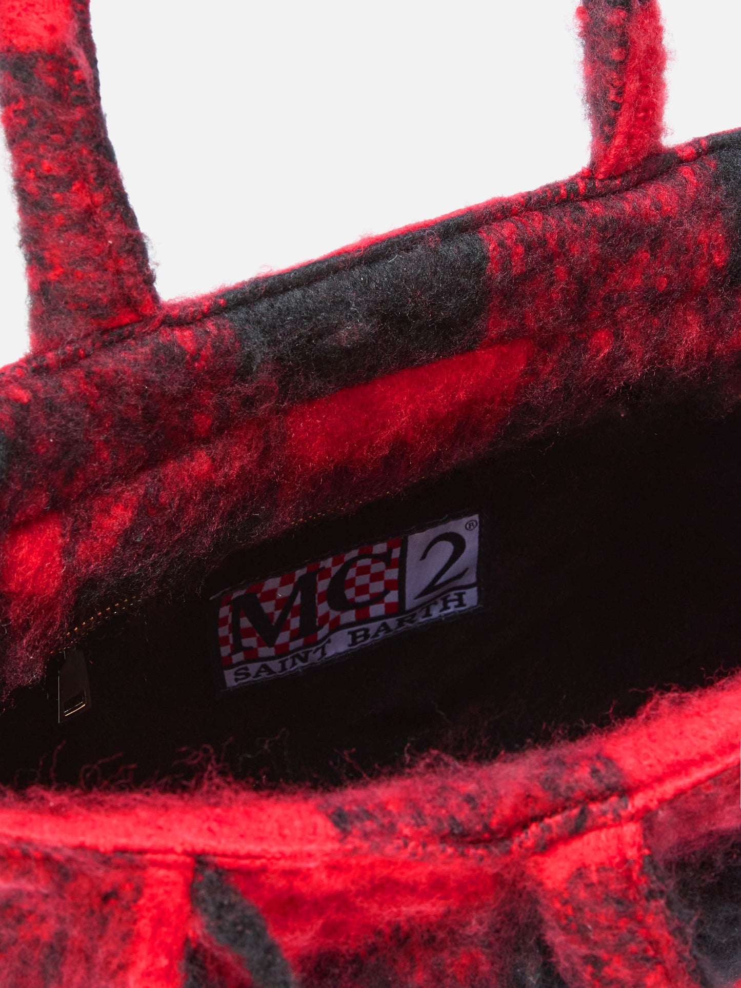Borsa coperta Colette con stampa check