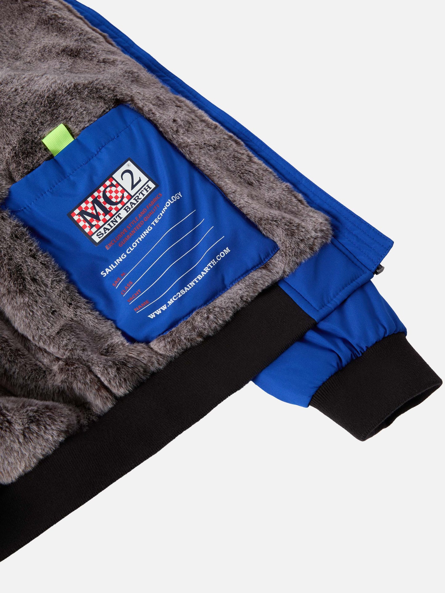 Bluette bomber jacket Country Jr with furry lining