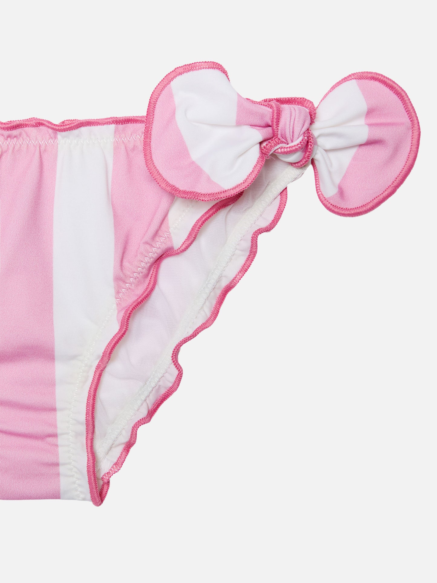 Cric classic swim briefs with pink striped print
