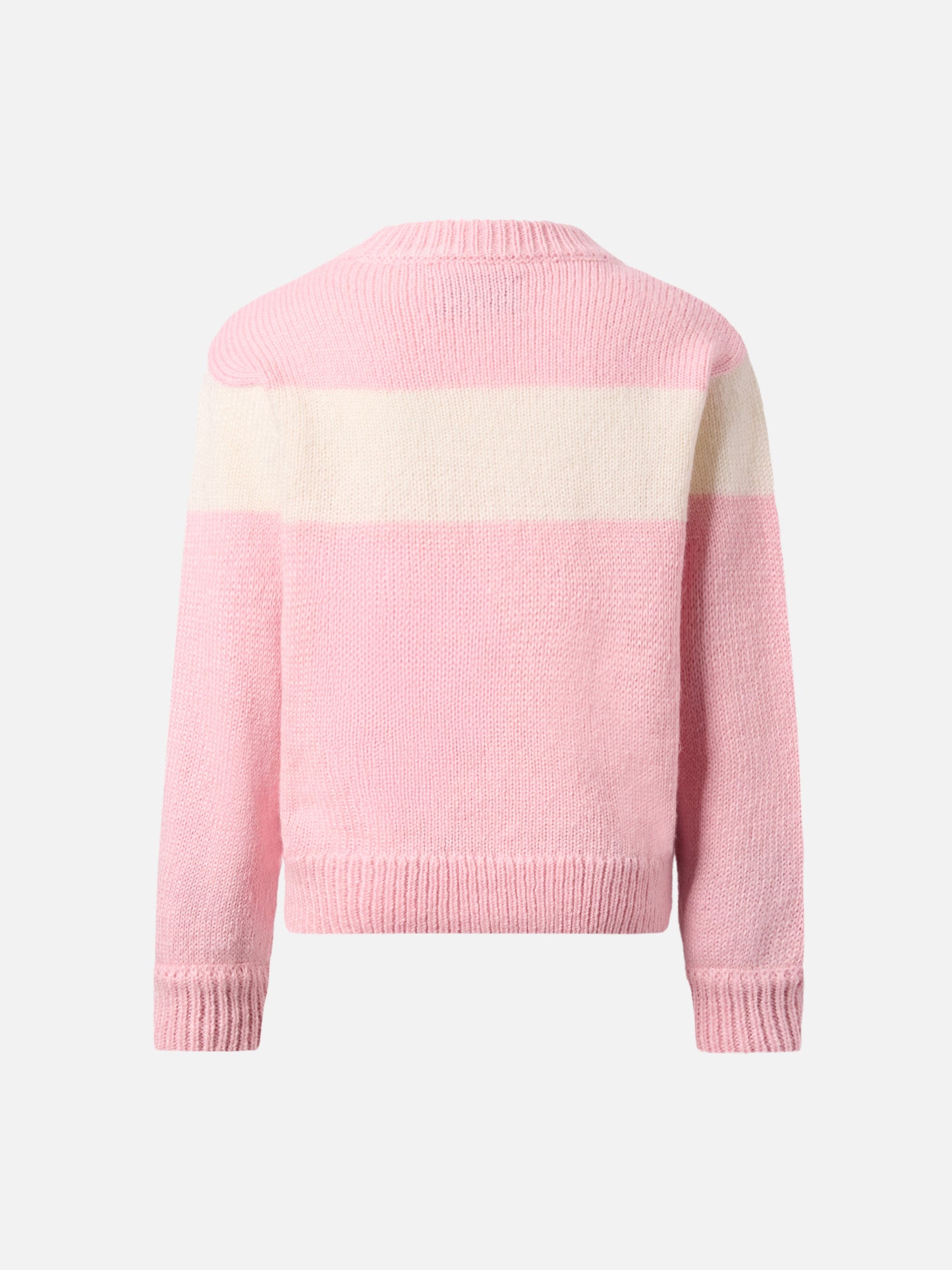 Danya Jr alpaca-blend sweater with St. Barth lurex jacquard