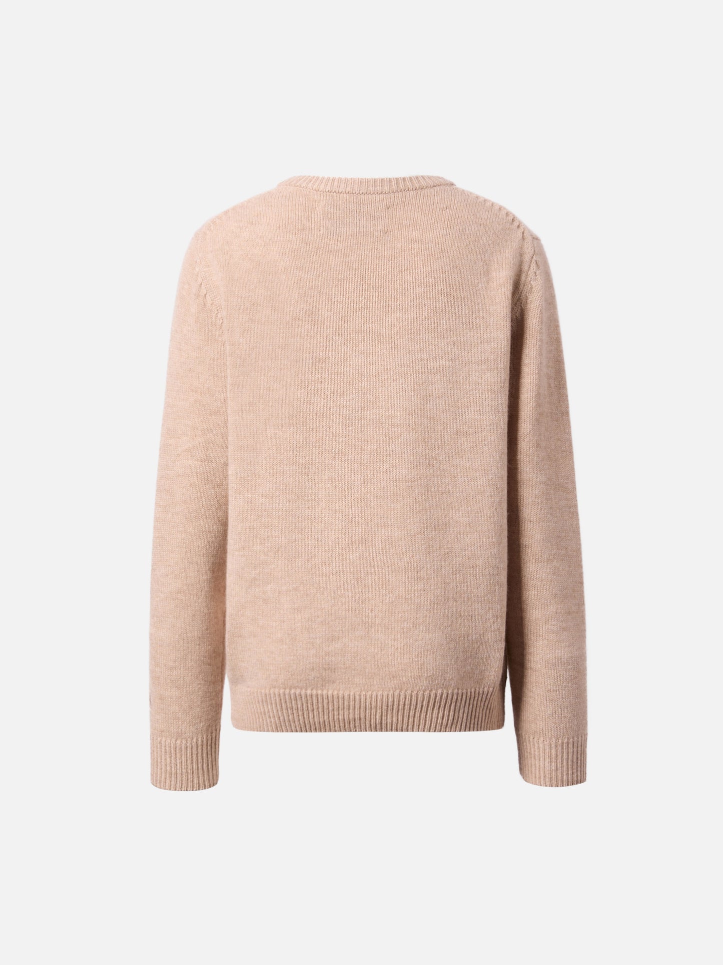 Crewneck Douglas in cashmere blend with Non sono stato io! jacquard