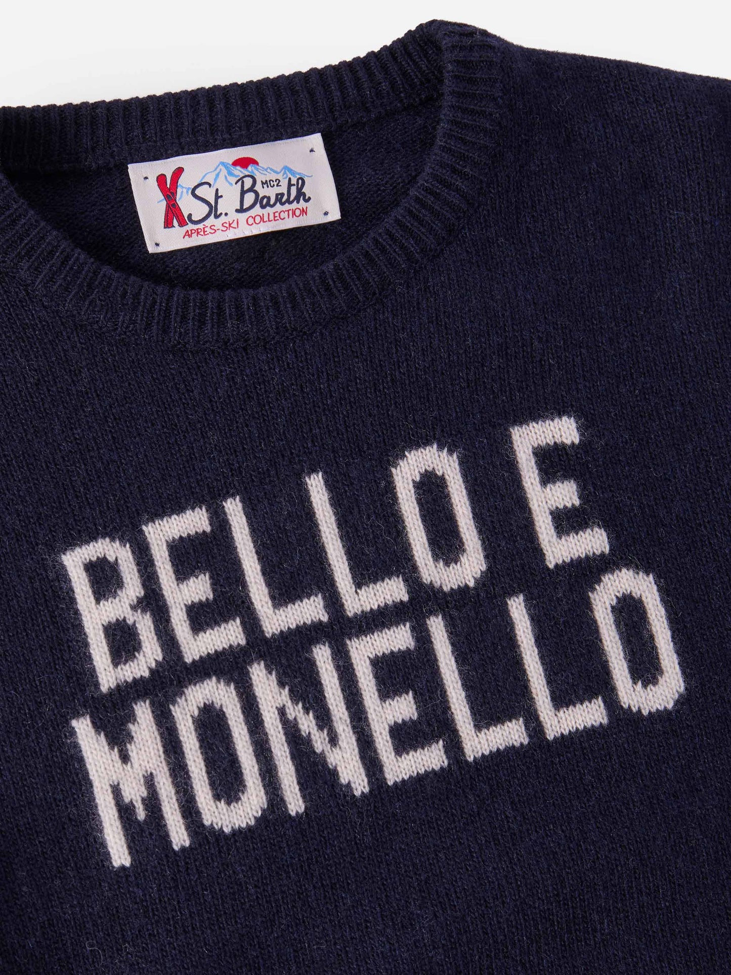 Maglione girocollo Douglas con jacquard Bello e monello