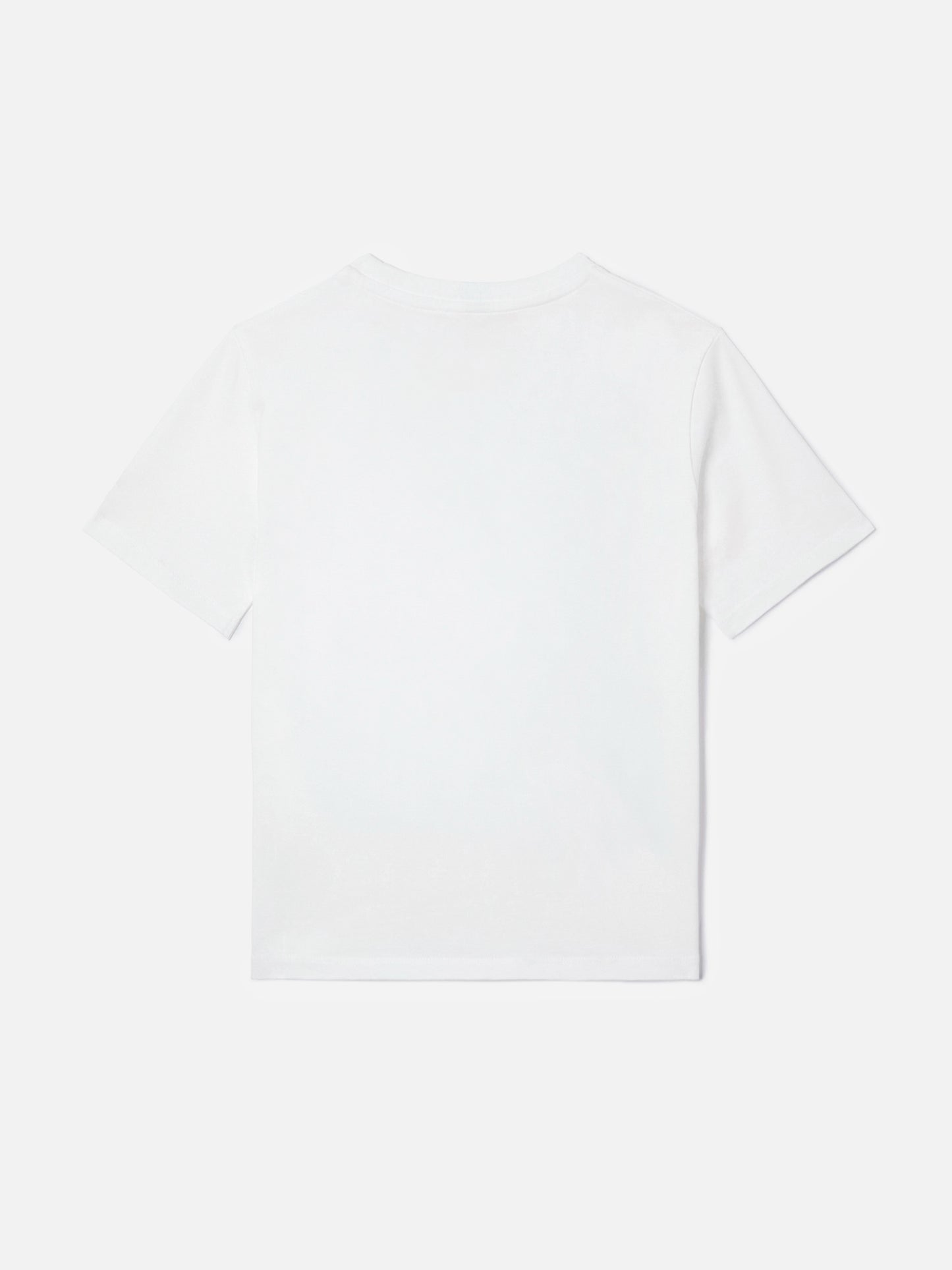 T-shirt Elly en coton blanc avec patch logo à imprimé animal