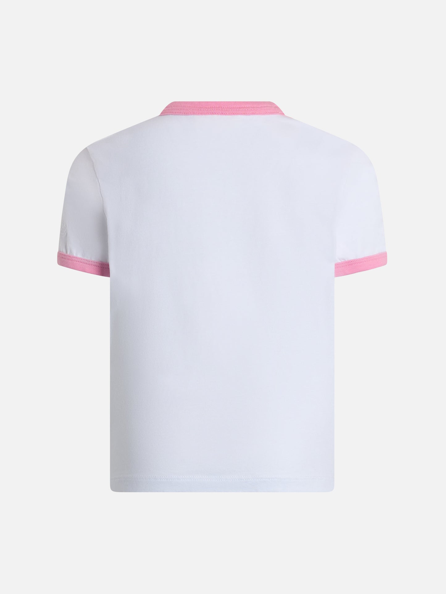 Girl cotton jersey crewneck t-shirt Elly with Barbie Saint Barth print | BARBIE SPECIAL EDITION - MC2 Saint Barth