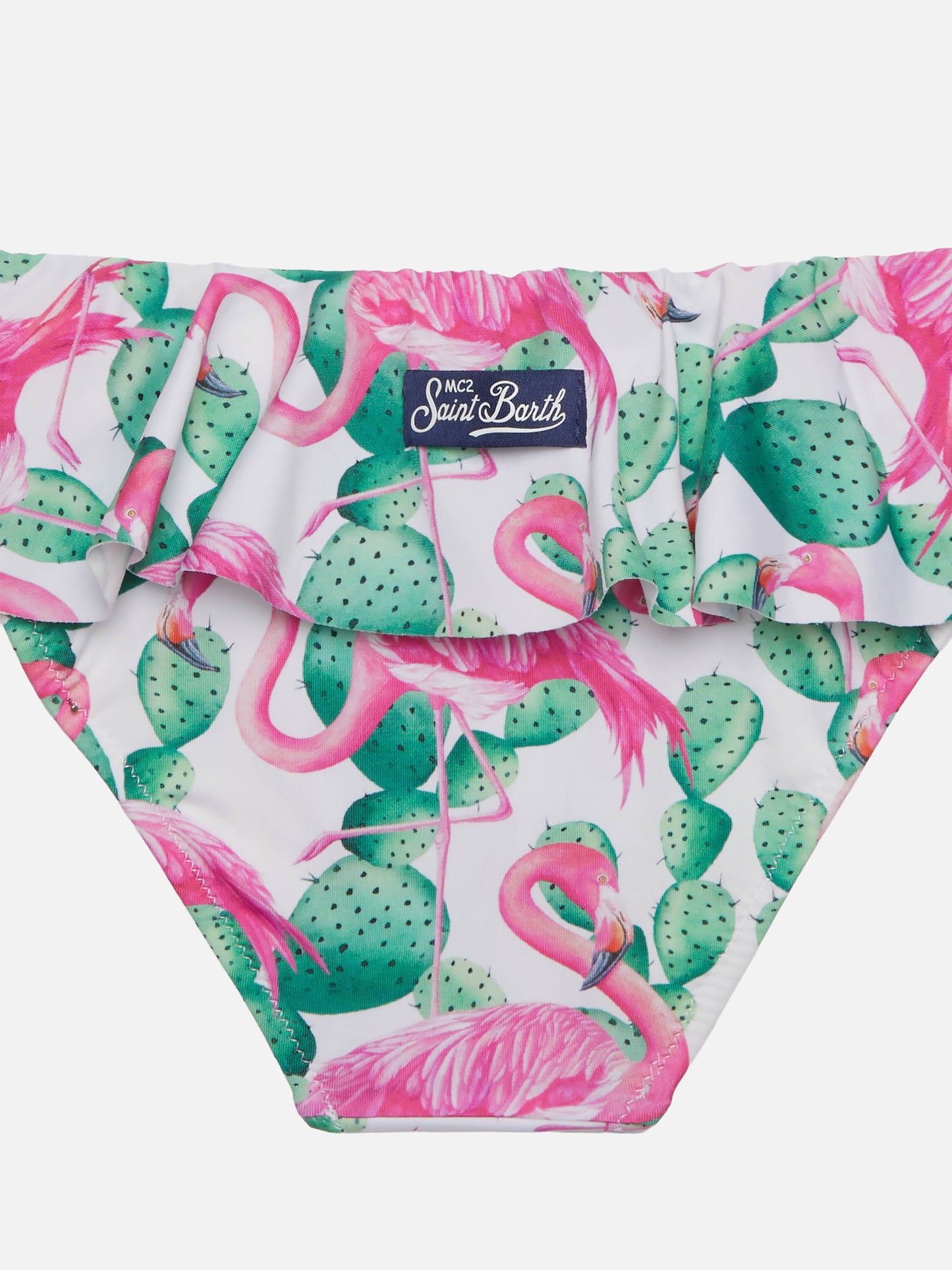 Swim briefs Fanny with flamingo print