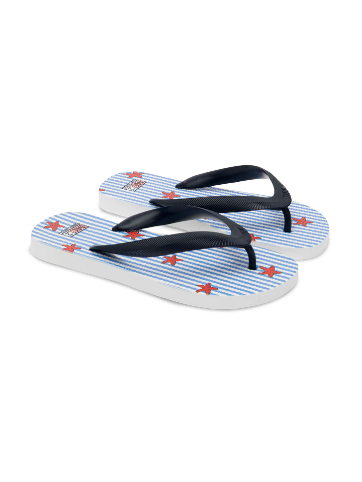 Infradito con stampa stelle marine