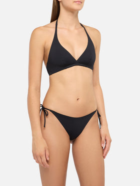 Bikini a bralette Gaia Virgo color nero