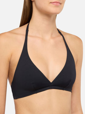 Bikini a bralette Gaia Virgo color nero
