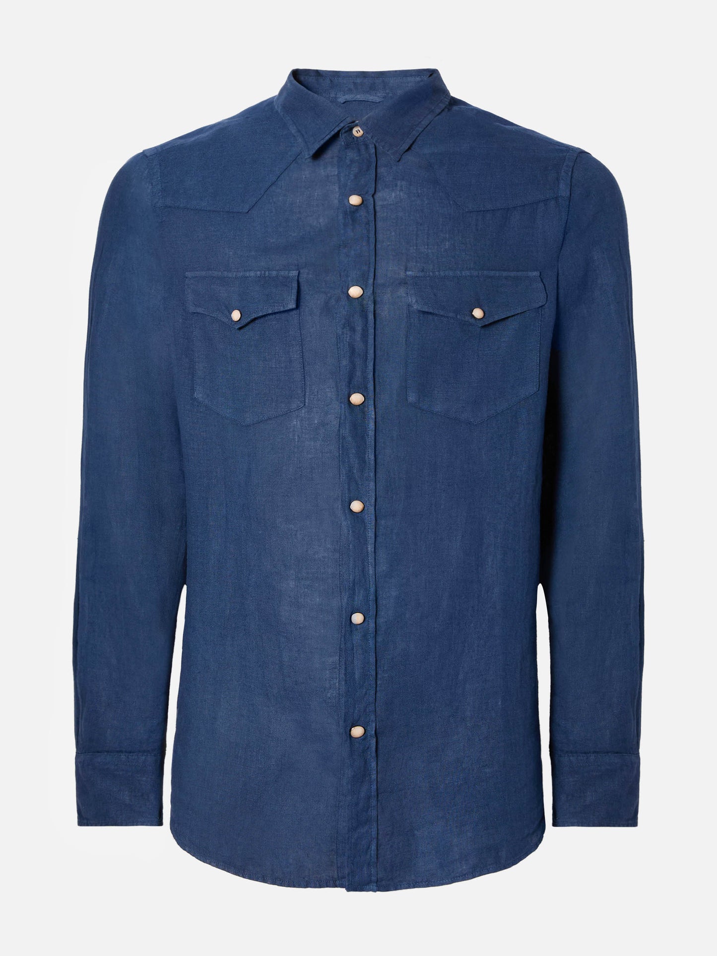 Man linen denim delave shirt Greg
