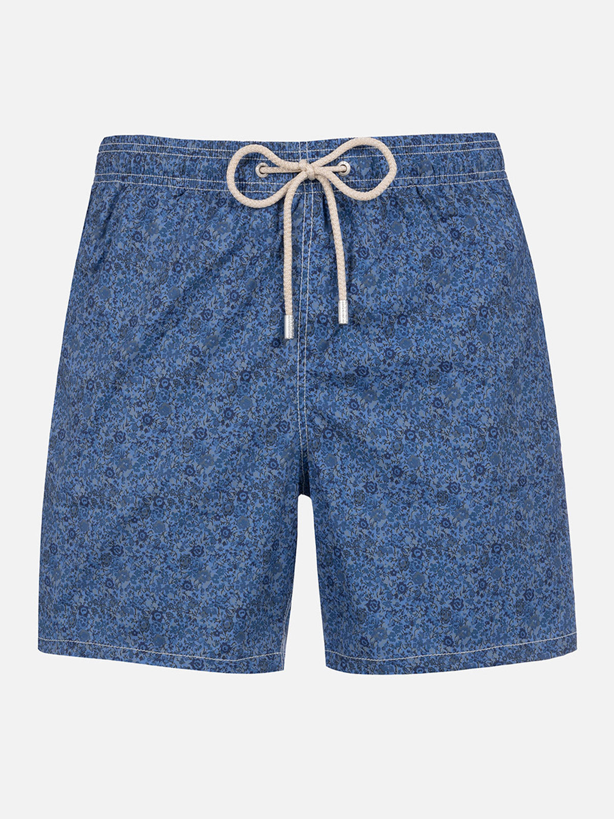 Man mid-length Gustavia swim-shorts with Emma & Georgina print | MADE WITH LIBERTY FABRIC - MC2 Saint Barth