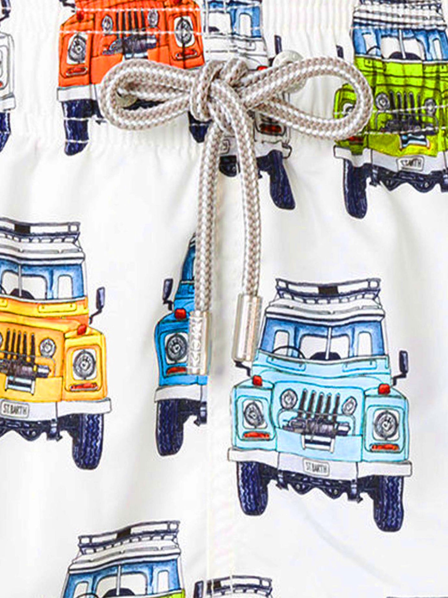 Short de bain homme imprimé voitures safari