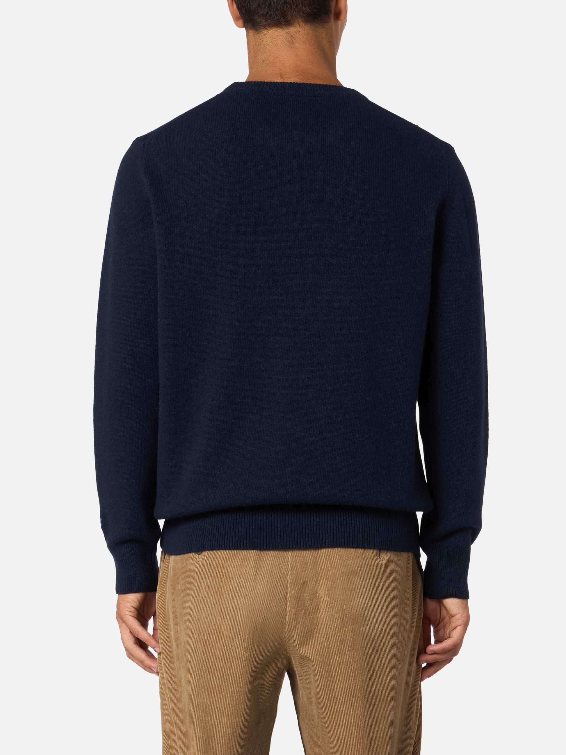 Man sweater Heron with Vacanze di Natale jacquard | VACANZE DI NATALE SPECIAL EDITION - MC2 Saint Barth