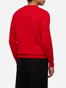 Sweater Heron with Snoopy jacquard | SNOOPY PEANUTS® SPECIAL EDITION - MC2 Saint Barth