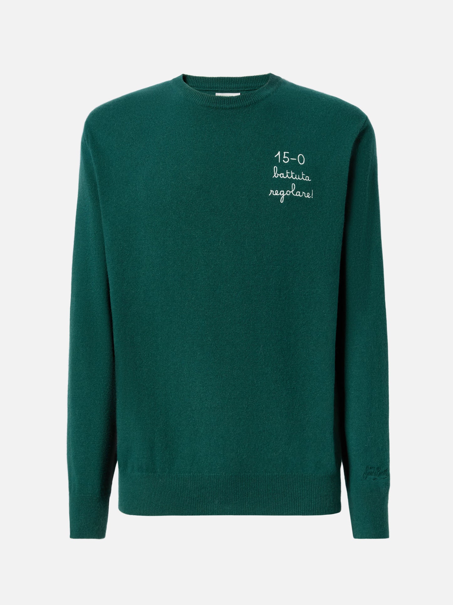 Crewneck Heron Light with 15/0 battuta regolare! embroidery | VACANZE DI NATALE SPECIAL EDITION