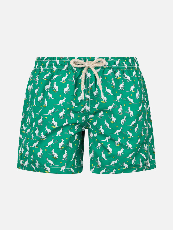Badeshorts für Jungen aus leichtem Stoff von Jean Lighting mit Aufdruck des Australian Markenlogos | AUSTRALIAN BRAND SPECIAL EDITION