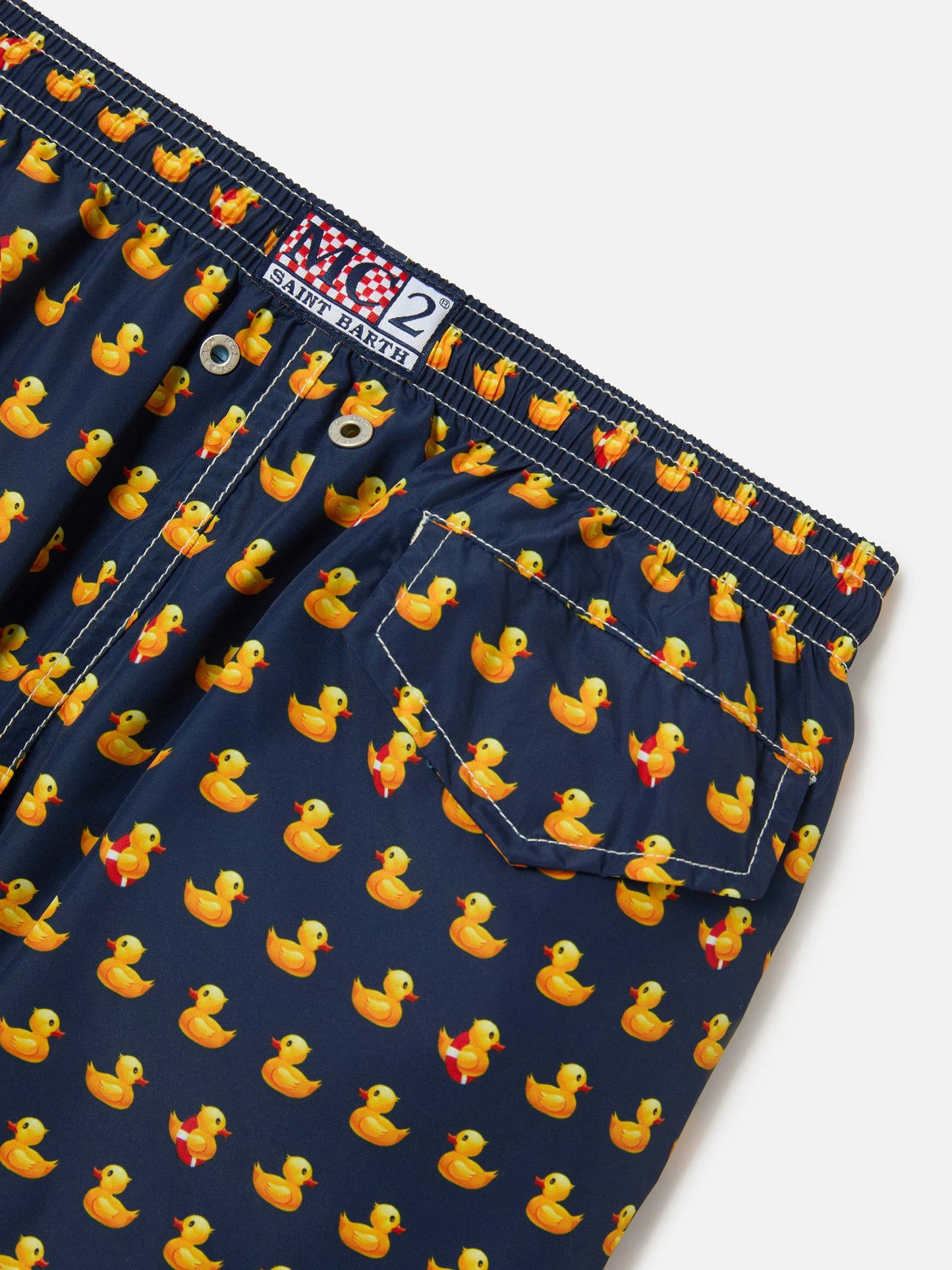 Bañador tipo shorts Jean Lighting con estampado integral Ducklings