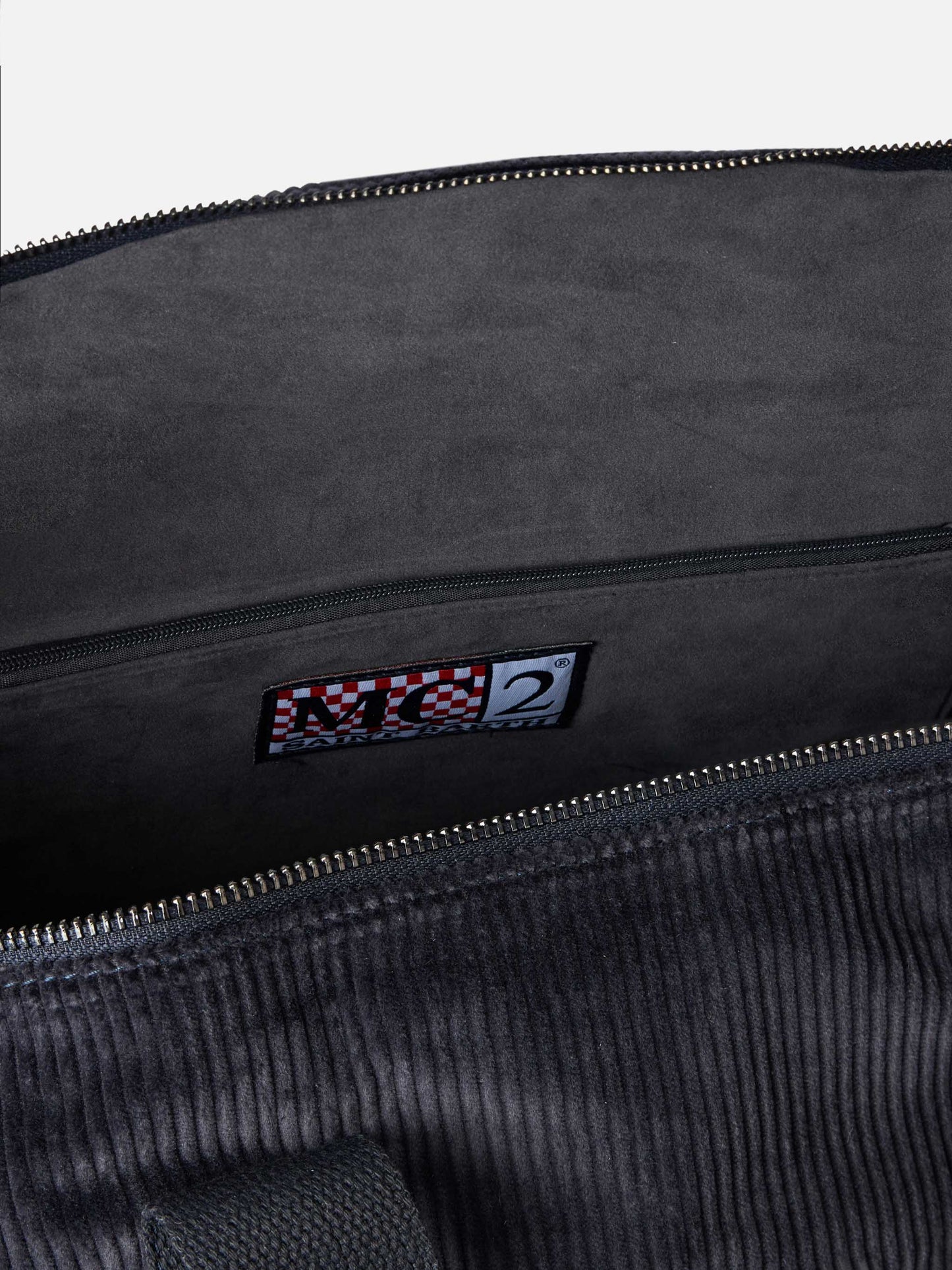 Navy blue corduroy travel duffel bag Jetleg
