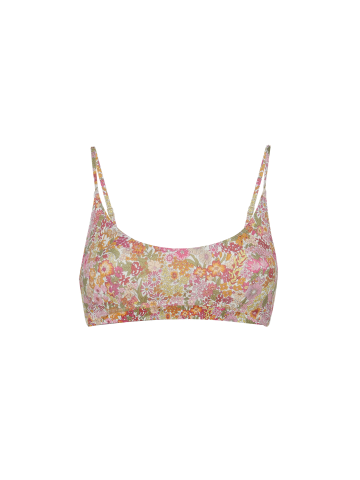 Judy top bralette con stampa Margaret Annie | MADE WITH LIBERTY FABRIC
