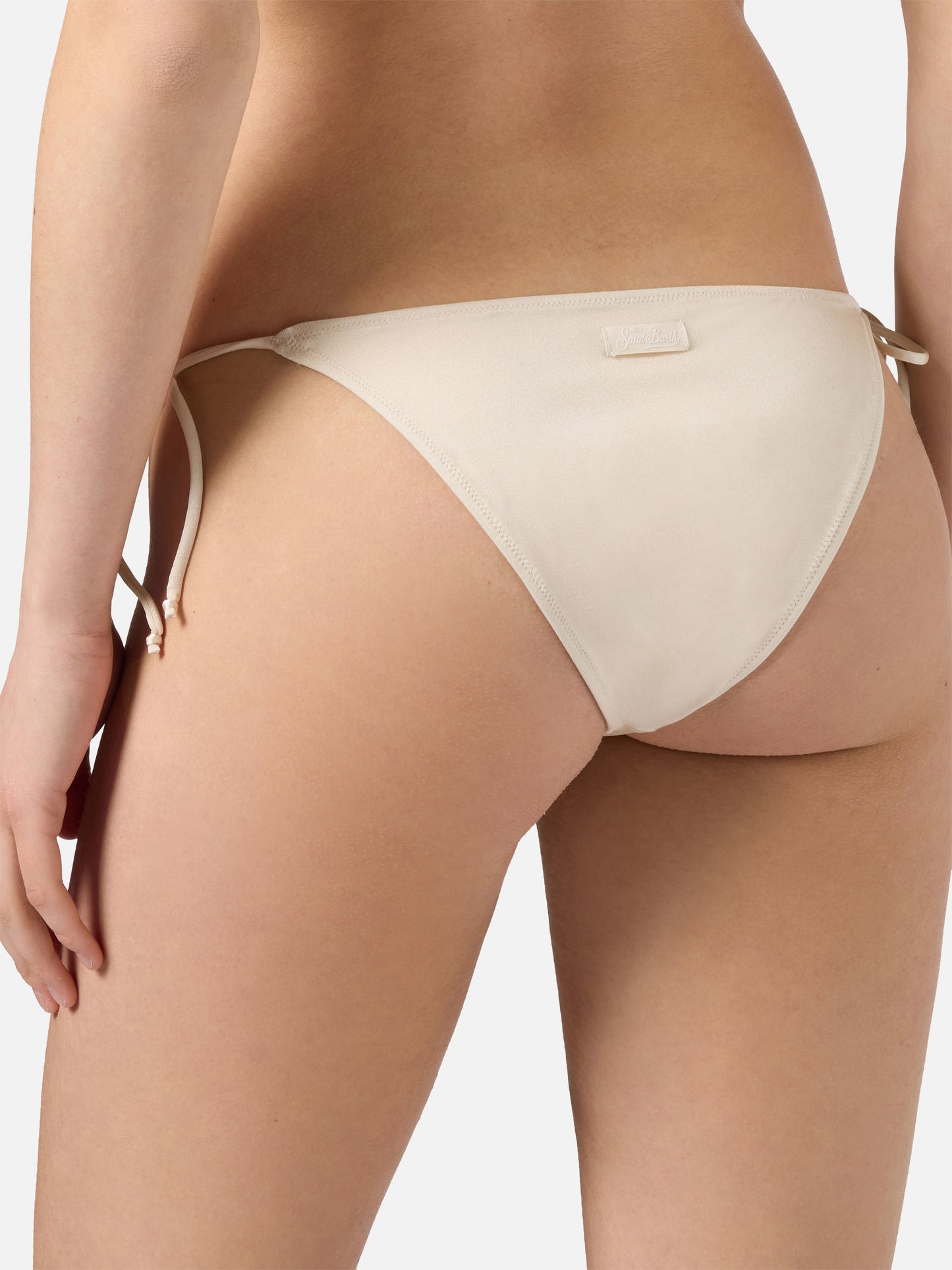 Bikini Leah Teen à finition brillante avec strass zèbre