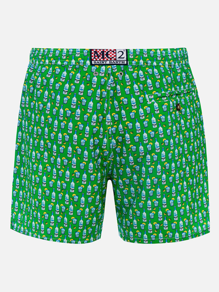 Costume da bagno da uomo in tessuto leggero Lighting Micro Fantasy con stampa tequila