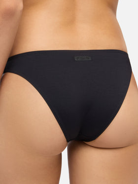Bikini triangolo a bralette Gaia Maia color nero