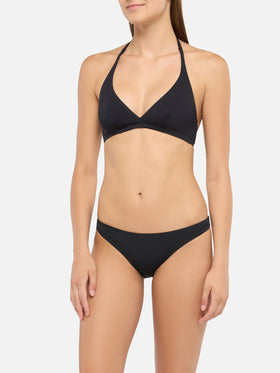 Bikini triangolo a bralette Gaia Maia color nero